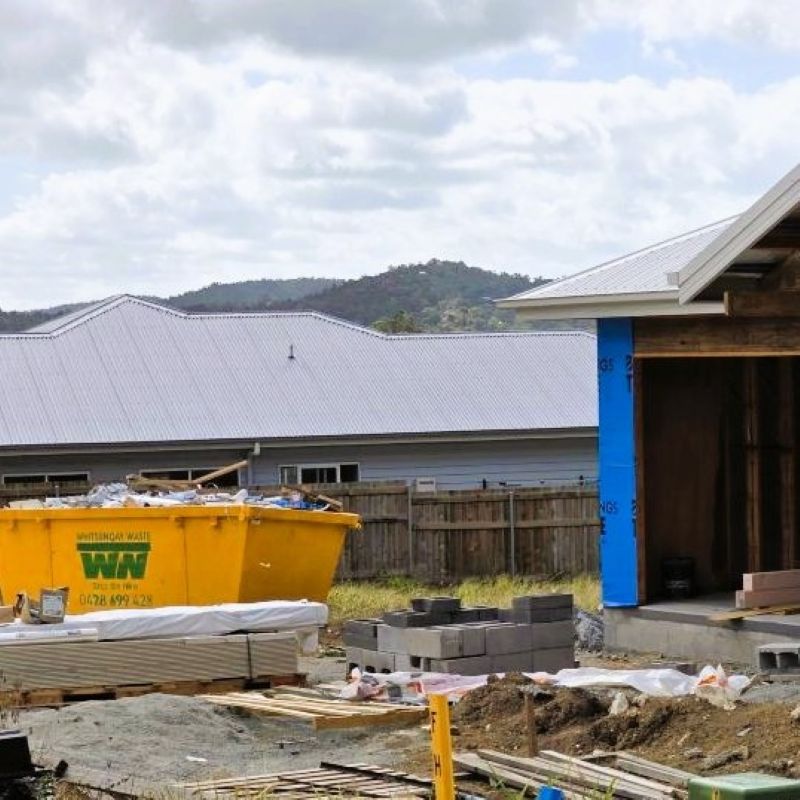 New Build_cannonvale2sq | Whitsunday Waste Skip Bin Hire New Home Construction Skip Bin Hire, Cannonvale, Whitsunday