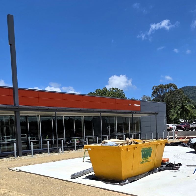 Aldi Job Site - Ww 2sq | Whitsunday Waste Skip Bin Hire Aldi Under Construction, Cannonvale