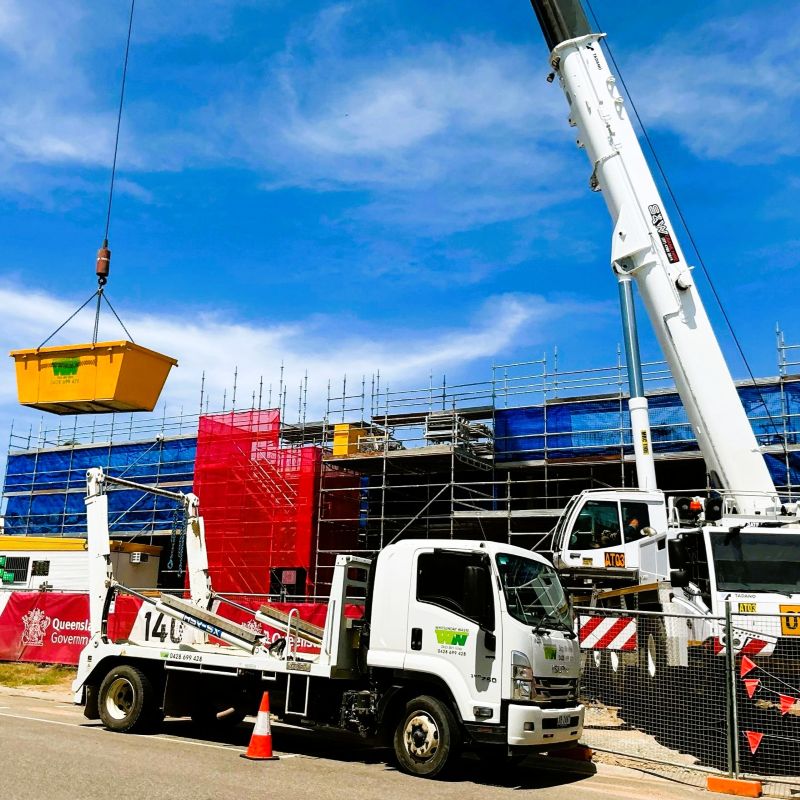 Woollams Bowen _units 5sq | Whitsunday Waste Skip Bin Hire Woollams Construction Site, Bowen